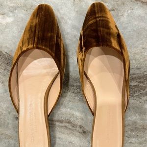 CLUB MONACO Velour Backless Loafer *Incredible Condition*